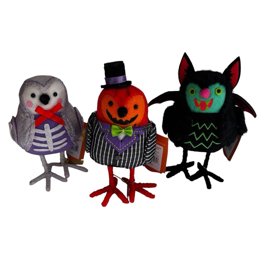 Target Hyde and EEK 2024 Halloween Birds Lot Featherly Gourdon Batrick Bonita